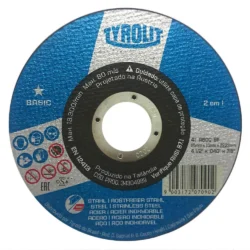 Disco Corte Fino Tyrolit Basic A60Q-BF 4.1/2x040x7/8"