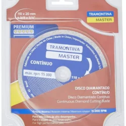 Disco Diamantado Contínuo 4.3/8" Tramontina MASTER Premium